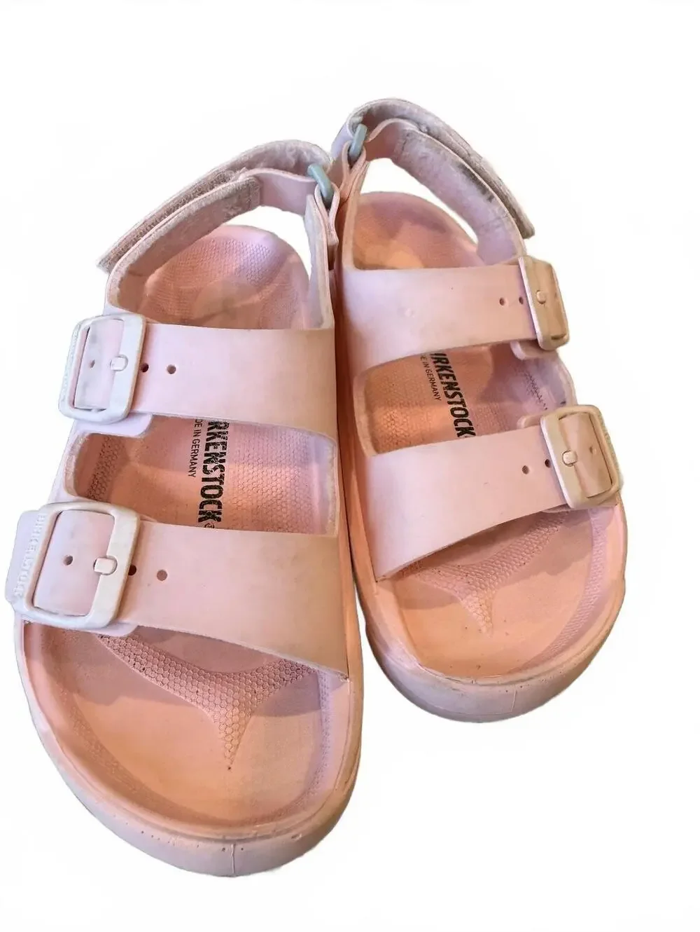 Birkenstock Mogami Girls Sandals Pink Size EU 33 / US 2-2.5 Adjustable Strap - Picture 2 of 6
